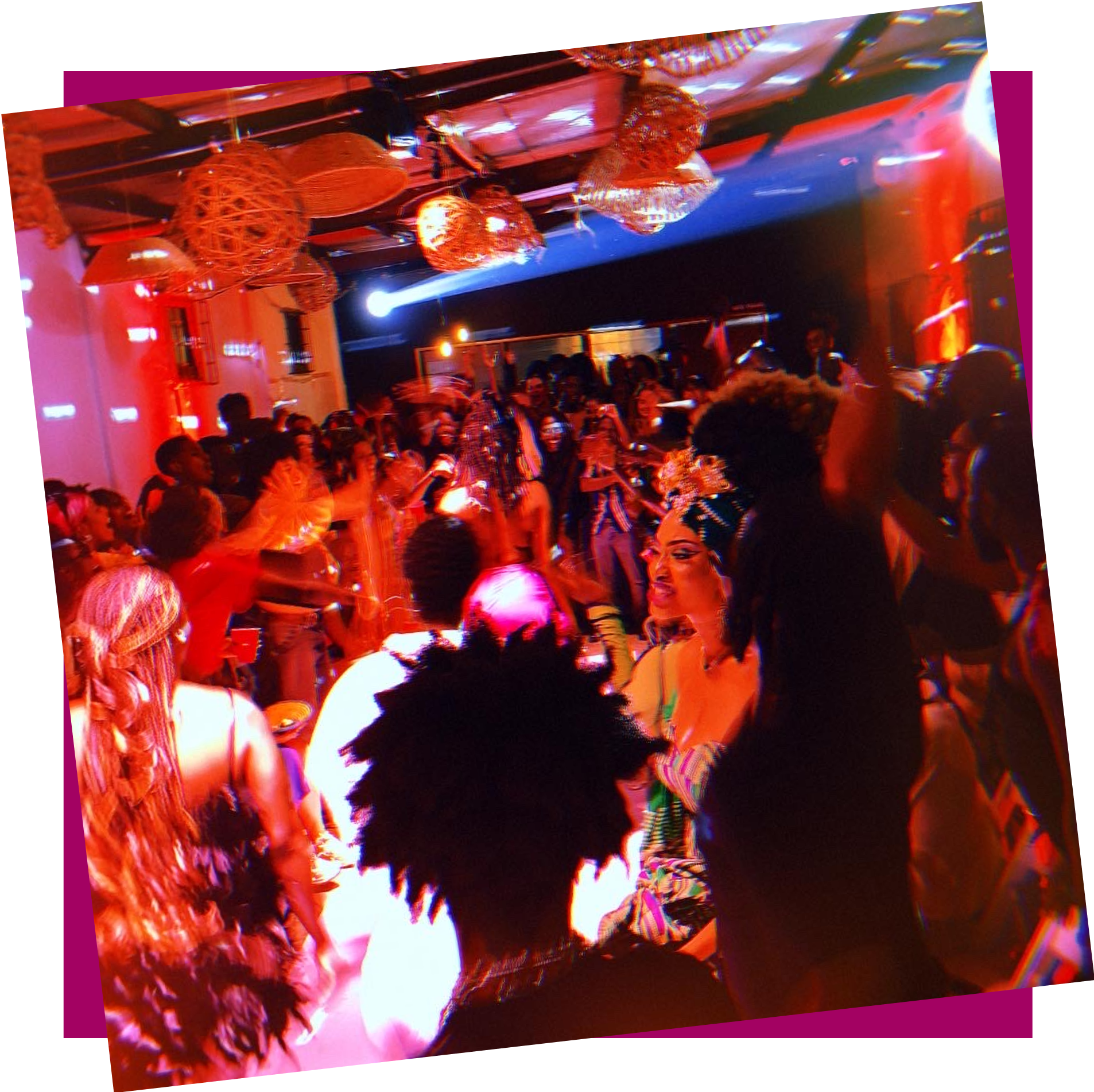 Image of people taking a tikilla shot